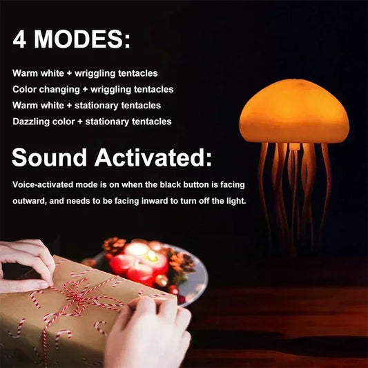 Upgraded Silent Jellyfish Lamp with Dancing Legs