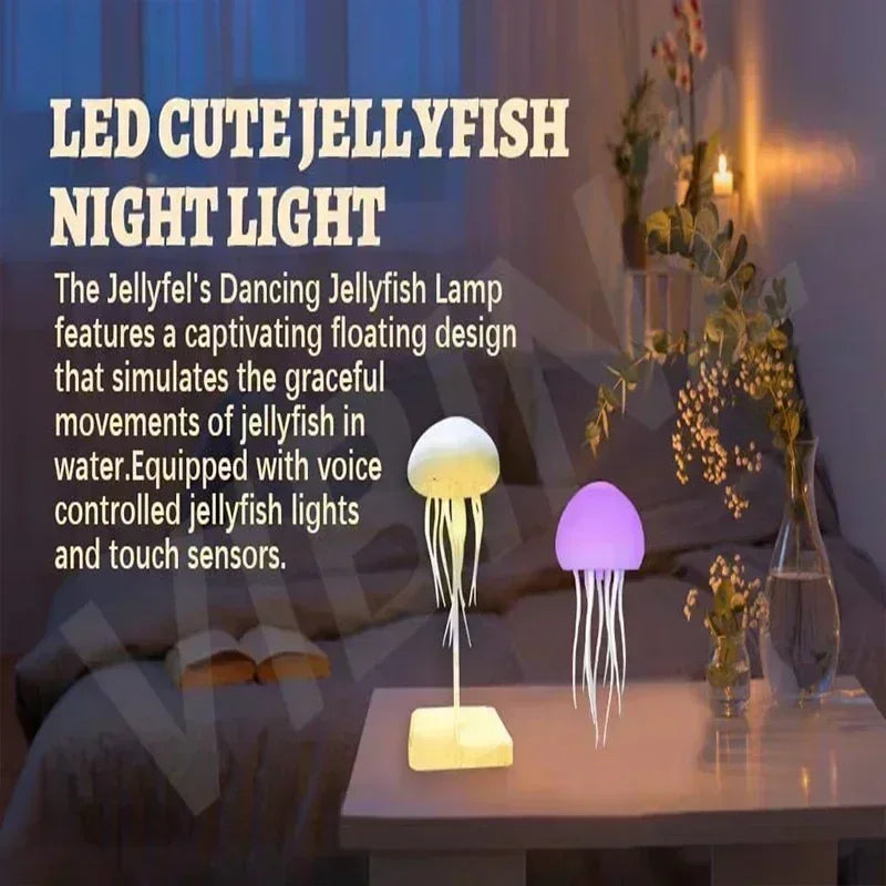 Upgraded Silent Jellyfish Lamp with Dancing Legs