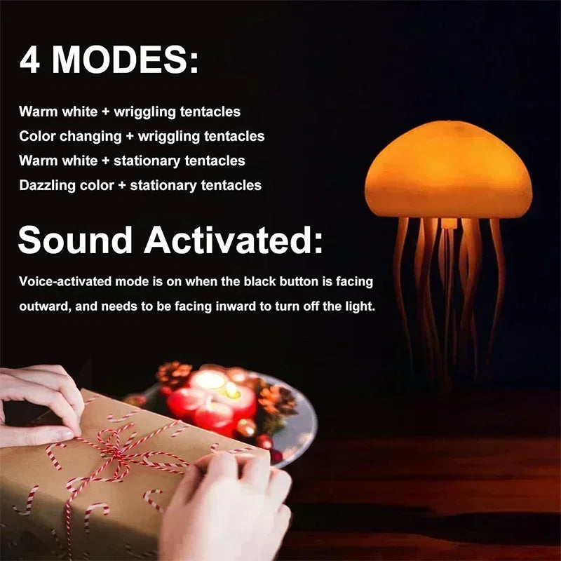 Upgraded Silent Jellyfish Lamp with Dancing Legs